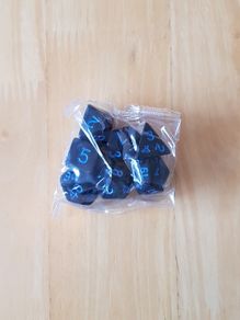 (Multiple styles) Dice set with Bag For Dungeons and Dragons etc