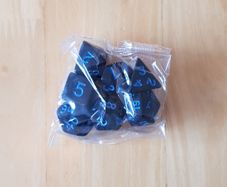 (Multiple styles) Dice set with Bag For Dungeons and Dragons etc