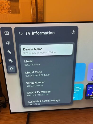 Lg C5 Oled 42"