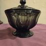 Anchor Hocking Fairfield Smoke Gray Candy Dish Image 2