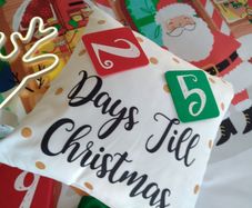 Disney Christmas Advent Cushion