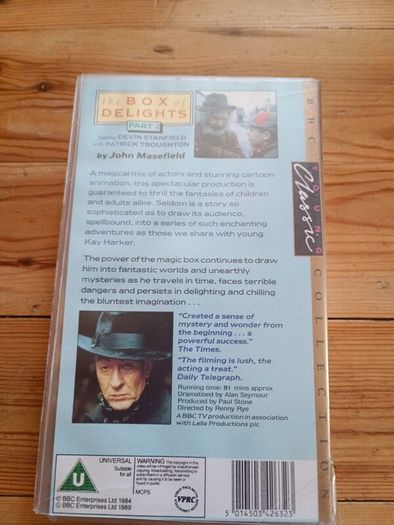 For Sale The Box Of Delights Part 2 Vhs Bbc 1989