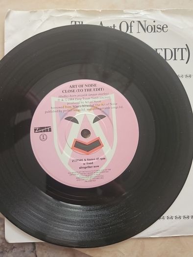 The Art Of Noise 7" - Close (To The Edit)