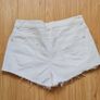 White denim shorts Image 3