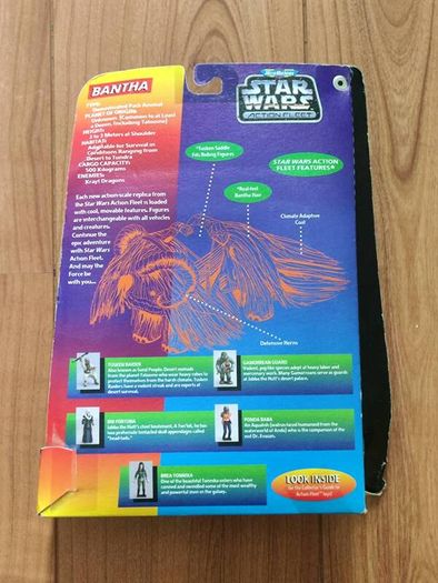 Star Wars Action Fleet Battle Packs 3 Aliens & Crratures Bantha Tusken Raider Bib Fortuna Gamorrean Guard Micromachines Micro Machines Galoob 1995