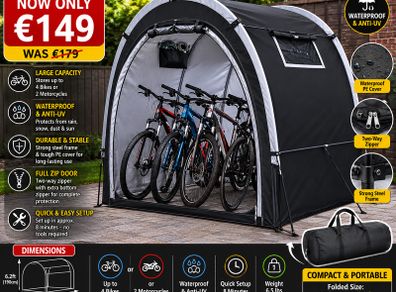 Bike Storage Tent Shed