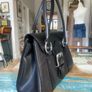 Vintage Chesneau Black Leather Bag Image 4