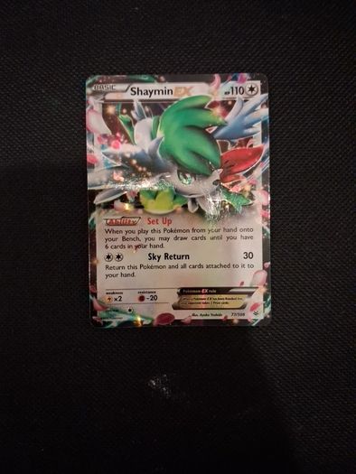 Pokemon Card: shaymin ex 77