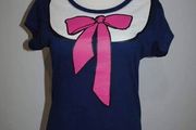 Atmosphere navy cotton t-shirt size UK16 EU44 Postage included