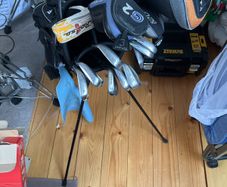 Full set of golf clubs