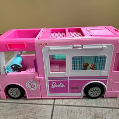 Barbie camper van with accessories