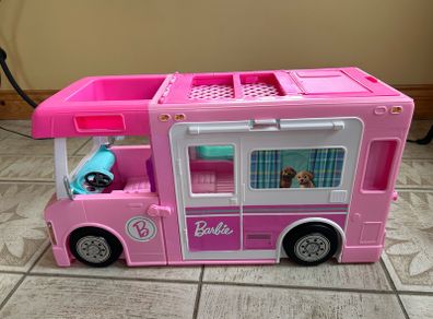 Barbie camper van with accessories