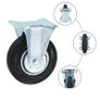 16 pcs Fixed Casters 125 mm Image 2