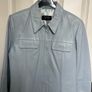 Leather Jacket Size 16 - Taifun Light Blue Image 2