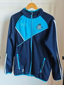 Dublin GAA O'Neills Hooded Track Top M - Navy Sky Blue - AIG Ath Cliath - Official