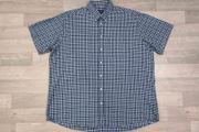 Eden Park Paris Short Sleeve Check Shirt Mens 3XL