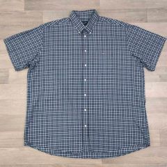 Eden Park Paris Short Sleeve Check Shirt Mens 3XL