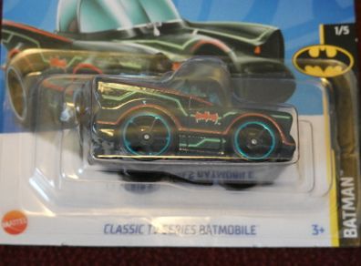 Hotwheels Classic Tv Series Batmobile  Carded