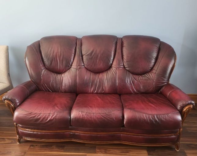 3 piece leather suite
