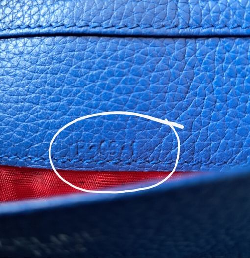 Celine Large Flap Wallet, Cobalt Blue, Phoebe Philo