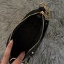 Black Suede Coach Bag Image 4