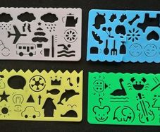 Drafting Stencil for Kids 4 Pc