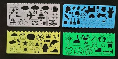 Drafting Stencil for Kids 4 Pc