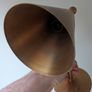 Mid century style raw brass wall sconces (x2), unused Image 3