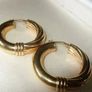 Vintage Hallmarked 9ct Gold Hoops Image 6