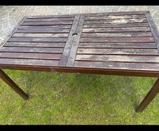 Table with extension on both aides