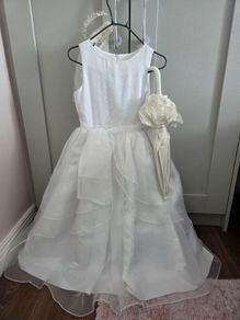 beautiful girl's communion dress