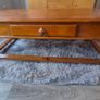 Rustic Solid Wood Coffee Table Farmhouse Style Image 3