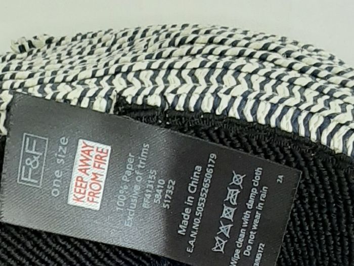 new mens navy and white sun hat