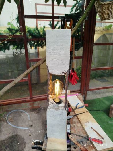 cement lamp