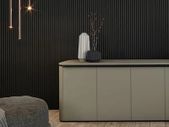 18mm MDF Wood Wall Panel Wenge 280x10.1cm