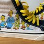 VANS Kids Sk8-Hi x The Simpsons Simpsons Family 1987-2020 UK Size 1.5 Image 3