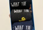 What the duck socks gift box NEW