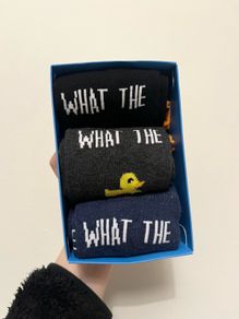 What the duck socks gift box NEW