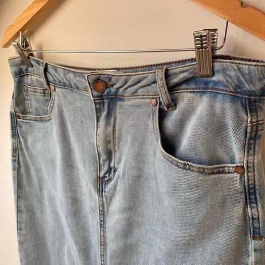 My Essential Wardrobe Denim Maxi Skirt Light Blue Wash