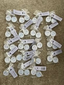 19 sets of calm balm and lip balm