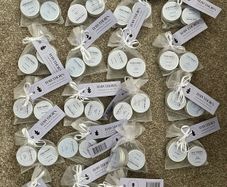 19 sets of calm balm and lip balm