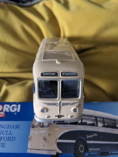 Corgi Burlingham Seagull Stratford Blue Diecast Coach