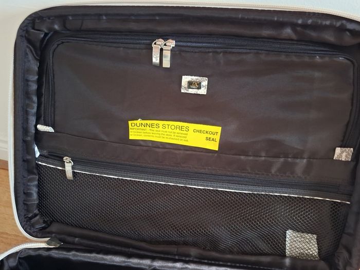 Brown 3 Piece Snake Skin Luggage Set