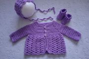 Handmade baby cardigan sets 3-6 months