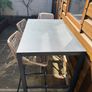 High garden table & chairs (4) Image 5