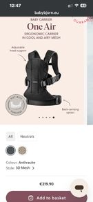Baby Bjorn One Air Carrier