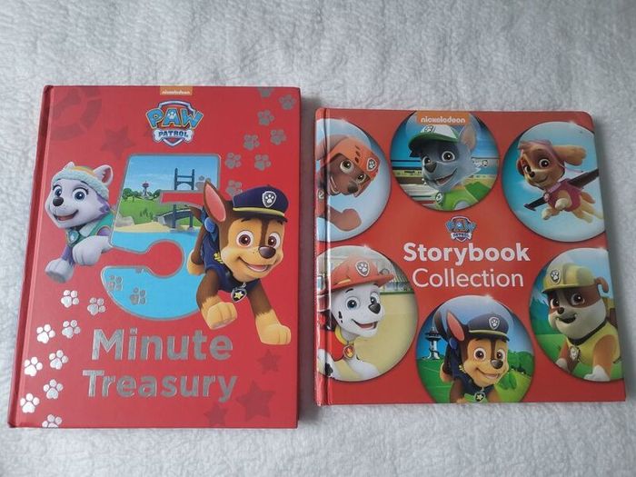 2 Paw Patrol hardback books