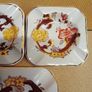 Vintage Masons Ironstone Brown Velvet Ashtray x 3 Image 6