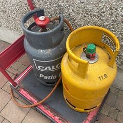 Gas cylinders x 2 sixty euro each