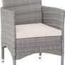 Poly Rattan Garden Chairs Set of 2 incl. Cushions and 2 Cover Sets and Stainless Steel Screws | Various Colours, Set of 2 Image 2